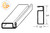 1/4" Window Screen Framing (White)
