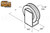 Sliding Glass Door Roller (5/8'' Length) (1'' Height) (1-1/8'' Wheel Dia.)