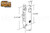Mortise Lock (Vertical Keyway) (1/2'' Width)