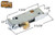 Mortise Lock (Vertical Keyway) (1/2'' Width)