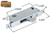 Mortise Lock (45-degree Keyway) (Adjustable)