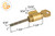 Sliding Glass Door Cylinder Lock (Pin 1-3/4'')