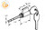 Sliding Glass Door Cylinder Lock (Pin 1-3/4'')