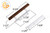 Sliding Glass Door Handle (4" Hole Spacing) (White) (Wooden Handle)
