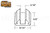 Sliding Window Glide (5/8'' Length) (9/16'' Width)