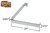 Sash Corner Clip (7/64'' Wide)