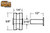 Sliding Window Wheel c/w Axle (5/8" Diameter)