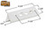 Top Mount Tilt Latch (Left) (White)