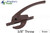 Locking Handle (Truth Hardware 24.10) (Brown)