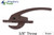Locking Handle (Truth Hardware 24.10) (Brown)
