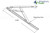 Window Hinge (4-Bar, 90 Degree Egress) (Truth Hardware) (16-7/16 inches length)