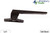 Cam Handle (Offset Base) (Truth Hardware 25.29) (Dark Brown) (Left)