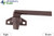 Cam Handle (Offset Base) (Truth Hardware 25.29) (Brown) (Right)