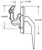 Locking Handle (Truth Hardware 24.25) (White)