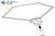 Awning Window Operator (Truth Hardware 'Lever' 10.11) (23 1/4" Dual Pull) (1/2" space for Housing) (White) (Regular Hand)