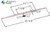 Awning Window Operator (Truth Hardware 'Lever' 10.11) (23 1/4" Dual Pull) (1/2" space for Housing) (White) (Regular Hand)