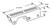 Storm Door Closer Bracket (Aluminum Finish) (2-13/16 Length)