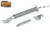 Storm Door Chain (Silver) (Expansion Coil)