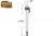 Closet Door Pivot (6-3/8'' Long)