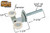 Closet Door Roller (1-1/4'' Height) (2 Wheels)