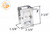 Pocket Door Privacy Lock (Chrome Plated)