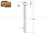 Bifold Door Top Pivot Rod (4-7/8'' Long)