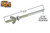 Bifold Door Bottom Pivot Rod (5-1/2'' Long) (5/16'' Outside Diameter)