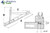 Awning Window Hinge (Truth Hardware 13.14) (14 inch track)