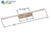 Awning Window Operator (Truth Hardware 11.12) (16" Single Pull) (Coppertone)