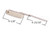 Split Arm Casement Window Operator (Truth Hardware 'Maxim' 'Dyad' 50.50) (Left) (Beige)