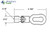 Universal Joint w Pole Ring (Truth Hardware 30325) (White)