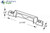 Cam Lock Keeper (Truth Hardware 45184) (White)