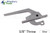 Locking Handle (Truth Hardware 24.12) (Silver)