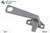 Cam Handle (Offset Base) (Pole Operated) (Truth Hardware 25.70) (Silver) (Left)