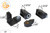 Commercial Door Pivot Set (Amarlite) (Bronze) (Left)