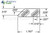 Adjustable Keeper for Tie-Bar System (3/8" Thick) (Truth Hardware 'Maxim' 40684) (Right)