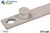 Tie Bar for Interlock Roller System (Truth Hardware) (3 Roller) (Length 30.9 inches)