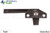Cam Handle (Offset Base) (Truth Hardware 25.29) (Chestnut Brown) (Right)