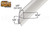 Frameless Shower Door Seal (H-strike with Vinyl Insert) (Glass Thickness 3/8'' (10mm))