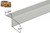 Angle Bar (Brushed Nickel) (3/4'' x 3/4'')