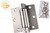 Spring Hinge (Satin Nickle) (3.5 x 3.5'') (Square)