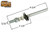 Bifold Door Bottom Pivot Rod (4-3/4'' Long)