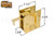Pocket Door Combination Pull (Polished Brass)