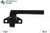Cam Handle (Offset Base) (Truth Hardware 25.29) (Black) (Right)
