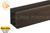 High-profile U-channel for 3/8" (10mm) Glass (Oil-rubbed Bronze)