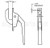 Locking Handle  (Truth Hardware 24.23) (White)