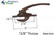 Locking Handle (Truth Hardware 24.10) (Medium Bronze)