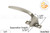 Cam Handle (Left) (Brushed Nickel)