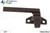 Cam Handle (Offset Base) (Truth Hardware 25.29) (Clay) (Left)