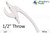 Locking Handle (Truth Hardware 24.11) (White)